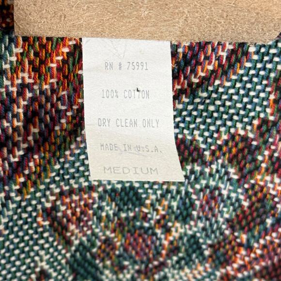 Painted Pony Women's Size M Tapestry Jacket Earthy Vintage Floral Tassel Print - Picture 6 of 11